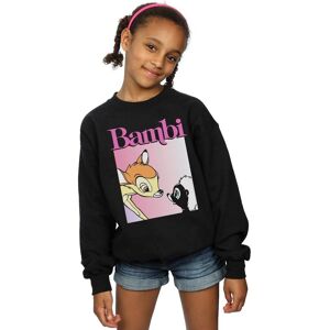 Disney Girl's Bambi Nice To Meet You Sweatshirt in Black Size: 5-6 Years Black 5-6 Years Disney Girl's Bambi Nice To Meet You Sweatshirt in Black Size: 5-6 Years Black 5-6 Years