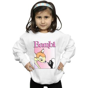 Disney Girl's Bambi Nice To Meet You Sweatshirt in White Size: 12-13 Years White 12-13 Years Disney Girl's Bambi Nice To Meet You Sweatshirt in White Size: 12-13 Years White 12-13 Years
