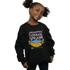 Disney Girl's Aladdin Genie Phenomenal Cosmic Powers Sweatshirt in Black Size: 12-13 Years Black 12-13 Years Disney Girl's Aladdin Genie Phenomenal Cosmic Powers Sweatshirt in Black Size: 12-13 Years Black 12-13 Years