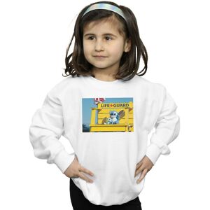 Disney Girl's Lilo & Stitch Life Guard Sweatshirt in White Size: 7-8 Years White 7-8 Years Disney Girl's Lilo & Stitch Life Guard Sweatshirt in White Size: 7-8 Years White 7-8 Years