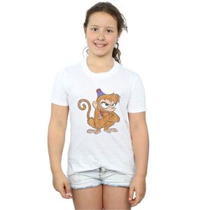 Disney Girl's Aladdin Classic Angry Abu Cotton T-Shirt in White Size: 7-8 Years White 7-8 Years Disney Girl's Aladdin Classic Angry Abu Cotton T-Shirt in White Size: 7-8 Years White 7-8 Years