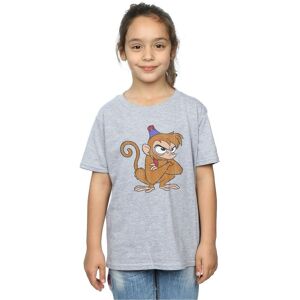 Disney Girl's Aladdin Classic Angry Abu Cotton T-Shirt in Grey Size: 5-6 Years Grey 5-6 Years Disney Girl's Aladdin Classic Angry Abu Cotton T-Shirt in Grey Size: 5-6 Years Grey 5-6 Years