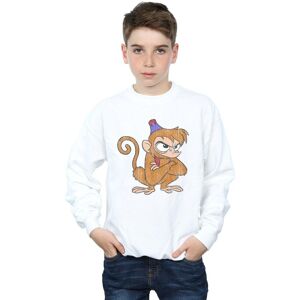 Disney Boy's Aladdin Classic Angry Abu Sweatshirt in White Size: 5-6 Years White 5-6 Years Disney Boy's Aladdin Classic Angry Abu Sweatshirt in White Size: 5-6 Years White 5-6 Years