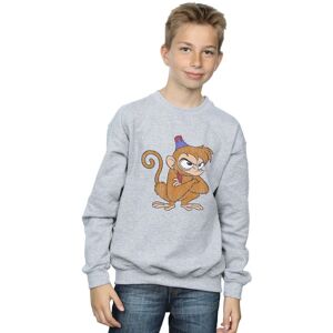Disney Boy's Aladdin Classic Angry Abu Sweatshirt in Grey Size: 12-13 Years Grey 12-13 Years Disney Boy's Aladdin Classic Angry Abu Sweatshirt in Grey Size: 12-13 Years Grey 12-13 Years