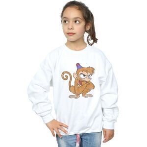 Disney Girl's Aladdin Classic Angry Abu Sweatshirt in White Size: 12-13 Years White 12-13 Years Disney Girl's Aladdin Classic Angry Abu Sweatshirt in White Size: 12-13 Years White 12-13 Years