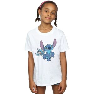 Disney Girl's Lilo & Stitch Hypnotized Cotton T-Shirt in White Size: 7-8 Years White 7-8 Years Disney Girl's Lilo & Stitch Hypnotized Cotton T-Shirt in White Size: 7-8 Years White 7-8 Years
