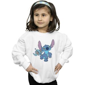 Disney Girl's Lilo & Stitch Hypnotized Sweatshirt in White Size: 5-6 Years White 5-6 Years Disney Girl's Lilo & Stitch Hypnotized Sweatshirt in White Size: 5-6 Years White 5-6 Years