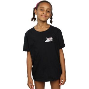 Disney Girl's Aristocats Marie Sweet Backside Breast Print Cotton T-Shirt in Black Size: 9 Years Black 9 Years Disney Girl's Aristocats Marie Sweet Backside Breast Print Cotton T-Shirt in Black Size: 9 Years Black 9 Years