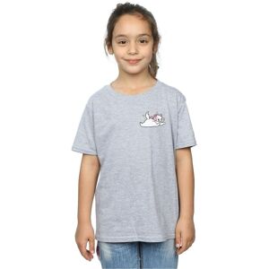 Disney Girl's Aristocats Marie Sweet Backside Breast Print Cotton T-Shirt in Grey Size: 9 Years Grey 9 Years Disney Girl's Aristocats Marie Sweet Backside Breast Print Cotton T-Shirt in Grey Size: 9 Years Grey 9 Years