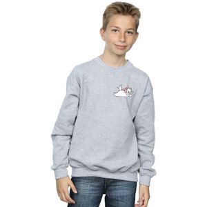 Disney Boy's Aristocats Marie Sweet Backside Breast Print Sweatshirt in Grey Size: 7-8 Years Grey 7-8 Years Disney Boy's Aristocats Marie Sweet Backside Breast Print Sweatshirt in Grey Size: 7-8 Years Grey 7-8 Years