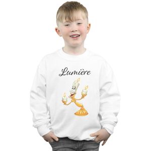 Disney Boy's Beauty & The Beast Be Our Guest Sweatshirt in White Size: 7-8 Years White 7-8 Years Disney Boy's Beauty & The Beast Be Our Guest Sweatshirt in White Size: 7-8 Years White 7-8 Years