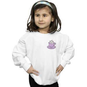 Disney Girl's Aristocats Marie In Cup Breast Print Sweatshirt in White Size: 7-8 Years White 7-8 Years Disney Girl's Aristocats Marie In Cup Breast Print Sweatshirt in White Size: 7-8 Years White 7-8 Years