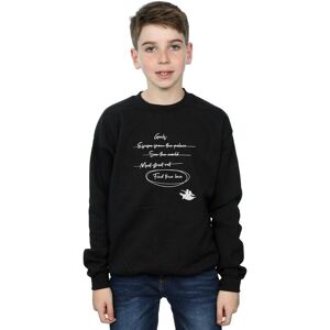 Disney Boy's Aladdin Jasmine Goals Sweatshirt in Black Size: 9 Years Black 9 Years Disney Boy's Aladdin Jasmine Goals Sweatshirt in Black Size: 9 Years Black 9 Years