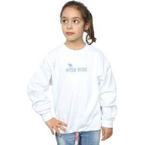 Disney Girl's Aladdin Wish Dude Sweatshirt in White Size: 12-13 Years White 12-13 Years Disney Girl's Aladdin Wish Dude Sweatshirt in White Size: 12-13 Years White 12-13 Years
