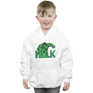 Marvel Boy's Hulk Pixelated Hoodie in White Size: 7-8 Years White 7-8 Years Marvel Boy's Hulk Pixelated Hoodie in White Size: 7-8 Years White 7-8 Years