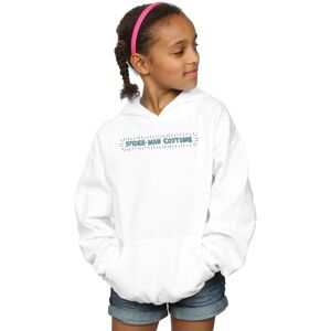 Marvel Girl's Spider-Man Costume Hoodie in White Size: 9 Years White 9 Years Marvel Girl's Spider-Man Costume Hoodie in White Size: 9 Years White 9 Years