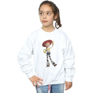 Disney Girl's Toy Story Jessie Pose Sweatshirt in White Size: 3-4 Years White 3-4 Years Disney Girl's Toy Story Jessie Pose Sweatshirt in White Size: 3-4 Years White 3-4 Years