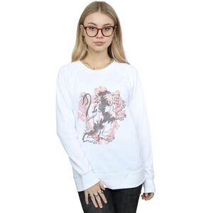 Harry Potter Women's Gryffindor Lion Crest Sweatshirt in White Size: 2XL White 2XL Harry Potter Women's Gryffindor Lion Crest Sweatshirt in White Size: 2XL White 2XL