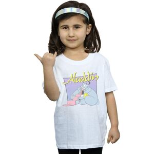 Disney Girl's Aladdin Genie Wishing Dude Cotton T-Shirt in White Size: 7-8 Years White 7-8 Years Disney Girl's Aladdin Genie Wishing Dude Cotton T-Shirt in White Size: 7-8 Years White 7-8 Years