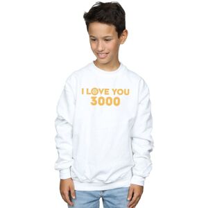 Marvel Boy's Avengers Endgame I Love You 3000 Arc Reactor Sweatshirt in White Size: 3-4 Years White 3-4 Years Marvel Boy's Avengers Endgame I Love You 3000 Arc Reactor Sweatshirt in White Size: 3-4 Years White 3-4 Years