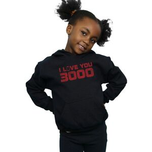 Marvel Girl's Avengers Endgame I Love You 3000 Distressed Hoodie in Black Size: 3-4 Years Black 3-4 Years Marvel Girl's Avengers Endgame I Love You 3000 Distressed Hoodie in Black Size: 3-4 Years Black 3-4 Years