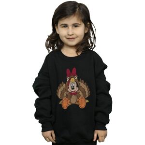 Disney Girl's Minnie Mouse Thanksgiving Turkey Costume Sweatshirt in Black Size: 3-4 Years Black 3-4 Years Disney Girl's Minnie Mouse Thanksgiving Turkey Costume Sweatshirt in Black Size: 3-4 Years Black 3-4 Years