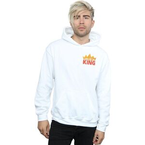 Disney Men's The Lion King Movie Long Live Breast Print Hoodie in White Size: 2XL White 2XL Disney Men's The Lion King Movie Long Live Breast Print Hoodie in White Size: 2XL White 2XL