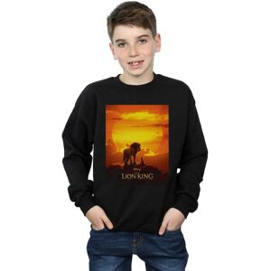 Disney Boy's The Lion King Movie Sunset Poster Sweatshirt in Black Size: 9 Years Black 9 Years Disney Boy's The Lion King Movie Sunset Poster Sweatshirt in Black Size: 9 Years Black 9 Years