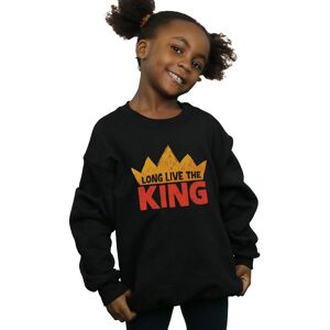 Disney Girl's The Lion King Movie Long Live The King Sweatshirt in Black Size: 9 Years Black 9 Years Disney Girl's The Lion King Movie Long Live The King Sweatshirt in Black Size: 9 Years Black 9 Years