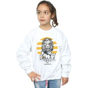 Disney Girl's The Lion King Movie Group Sweatshirt in White Size: 7-8 Years White 7-8 Years Disney Girl's The Lion King Movie Group Sweatshirt in White Size: 7-8 Years White 7-8 Years