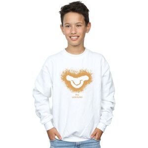 Disney Boy's The Lion King Movie Simba Face Sweatshirt in White Size: 7-8 Years White 7-8 Years Disney Boy's The Lion King Movie Simba Face Sweatshirt in White Size: 7-8 Years White 7-8 Years