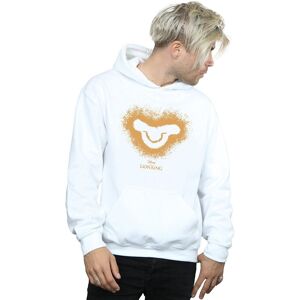 Disney Men's The Lion King Movie Simba Face Hoodie in White Size: XL White XL Disney Men's The Lion King Movie Simba Face Hoodie in White Size: XL White XL
