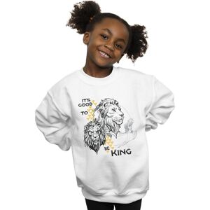 Disney Girl's The Lion King Movie It´s Good To Be King Sweatshirt in White Size: 12-13 Years White 12-13 Years Disney Girl's The Lion King Movie It´s Good To Be King Sweatshirt in White Size: 12-13 Years White 12-13 Years