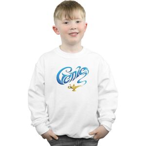 Disney Boy's Aladdin Movie Genie Lamp Sweatshirt in White Size: 3-4 Years White 3-4 Years Disney Boy's Aladdin Movie Genie Lamp Sweatshirt in White Size: 3-4 Years White 3-4 Years