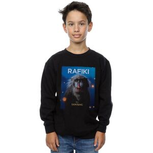 Disney Boy's The Lion King Movie Rafiki Poster Sweatshirt in Black Size: 7-8 Years Black 7-8 Years Disney Boy's The Lion King Movie Rafiki Poster Sweatshirt in Black Size: 7-8 Years Black 7-8 Years