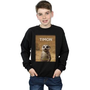 Disney Boy's The Lion King Movie Timon Poster Sweatshirt in Black Size: 7-8 Years Black 7-8 Years Disney Boy's The Lion King Movie Timon Poster Sweatshirt in Black Size: 7-8 Years Black 7-8 Years