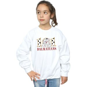 Disney Girl's 101 Dalmatians Puppy Hug Sweatshirt in White Size: 3-4 Years White 3-4 Years Disney Girl's 101 Dalmatians Puppy Hug Sweatshirt in White Size: 3-4 Years White 3-4 Years