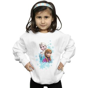 Disney Girl's Frozen Elsa & Anna Sisters Sweatshirt in White Size: 3-4 Years White 3-4 Years Disney Girl's Frozen Elsa & Anna Sisters Sweatshirt in White Size: 3-4 Years White 3-4 Years