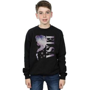 Disney Boy's Frozen Ice Kingdom Silhouette Sweatshirt in Black Size: 7-8 Years Black 7-8 Years Disney Boy's Frozen Ice Kingdom Silhouette Sweatshirt in Black Size: 7-8 Years Black 7-8 Years