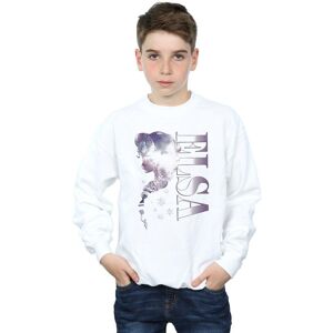 Disney Boy's Frozen Ice Kingdom Silhouette Sweatshirt in White Size: 12-13 Years White 12-13 Years Disney Boy's Frozen Ice Kingdom Silhouette Sweatshirt in White Size: 12-13 Years White 12-13 Years