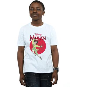 Disney Boy's Mulan Dragon Circle T-Shirt in White Size: 7-8 Years White 7-8 Years Disney Boy's Mulan Dragon Circle T-Shirt in White Size: 7-8 Years White 7-8 Years