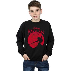 Disney Boy's Mulan Dragon Silhouette Sweatshirt in Black Size: 5-6 Years Black 5-6 Years Disney Boy's Mulan Dragon Silhouette Sweatshirt in Black Size: 5-6 Years Black 5-6 Years