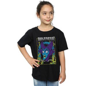 Disney Girl's Maleficent Poster Cotton T-Shirt in Black Size: 9 Years Black 9 Years Disney Girl's Maleficent Poster Cotton T-Shirt in Black Size: 9 Years Black 9 Years