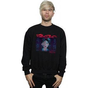 Disney Men's Mulan Geisha Face Sweatshirt in Black Size: 3XL Black 3XL Disney Men's Mulan Geisha Face Sweatshirt in Black Size: 3XL Black 3XL