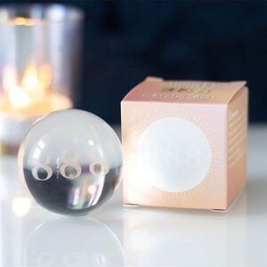 KDMD 888 Angel Number Crystal Ball in White White KDMD 888 Angel Number Crystal Ball in White White