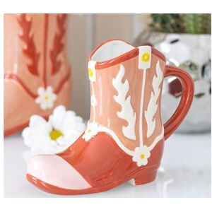 KDMD Pink Cowboy Boot Shaped Mug Pink KDMD Pink Cowboy Boot Shaped Mug Pink