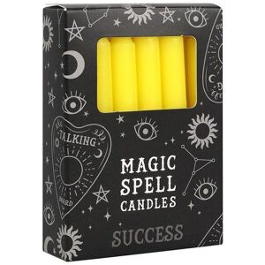 KDMD Set of 12 Yellow 'Success' Spell Candles Yellow KDMD Set of 12 Yellow 'Success' Spell Candles Yellow