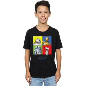 Disney Boy's Star Wars The Rise Of Skywalker Droid Squares T-Shirt in Black Size: 12-13 Years Black 12-13 Years Disney Boy's Star Wars The Rise Of Skywalker Droid Squares T-Shirt in Black Size: 12-13 Years Black 12-13 Years