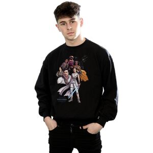 Disney Men's Star Wars The Rise Of Skywalker Resistance Illustration Sweatshirt in Black Size: XL Black XL Disney Men's Star Wars The Rise Of Skywalker Resistance Illustration Sweatshirt in Black Size: XL Black XL