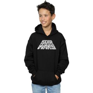 Disney Boy's Star Wars The Rise Of Skywalker Trooper Filled Logo Hoodie in Black Size: 7-8 Years Black 7-8 Years Disney Boy's Star Wars The Rise Of Skywalker Trooper Filled Logo Hoodie in Black Size: 7-8 Years Black 7-8 Years